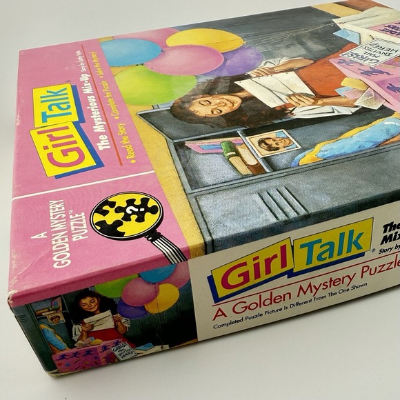 Vintage 90s GIRL TALK Golden Mystery Puzzle Activity 1991 Complete Set Ages 8+ - Picture 4 of 4